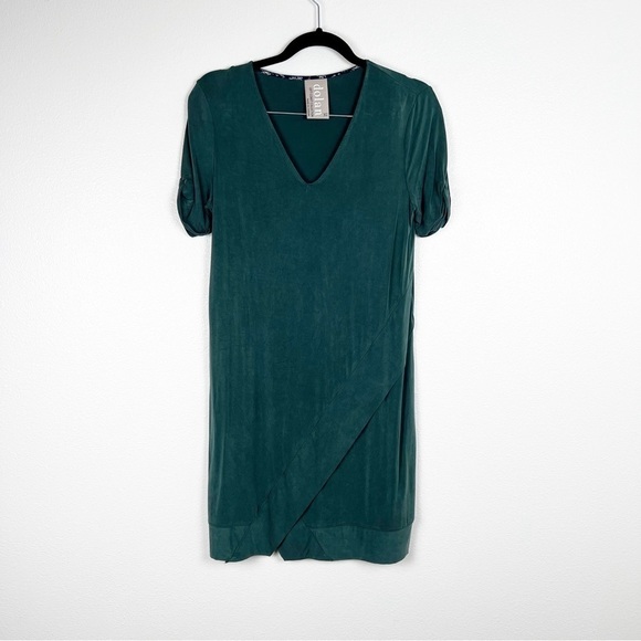 ANTHROPOLOGIE Dolan West Coast Short Sleeve Dress‎ Green Sz XS - Picture 1 of 6